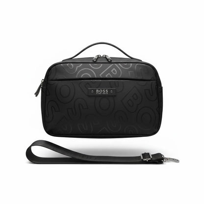 BOSS Hugo Boss Monogram Travel Organizer Bag 🖤✨ | Premium Luxury Pouch