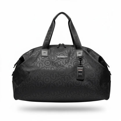 BOSS Hugo Boss Monogram Weekender Duffle Bag 🖤✈️ | Luxury Travel Essential