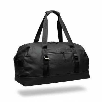 BOSS Black Sport Travel Duffle Bag 🖤🏋️ | Premium Gym & Weekender Bag
