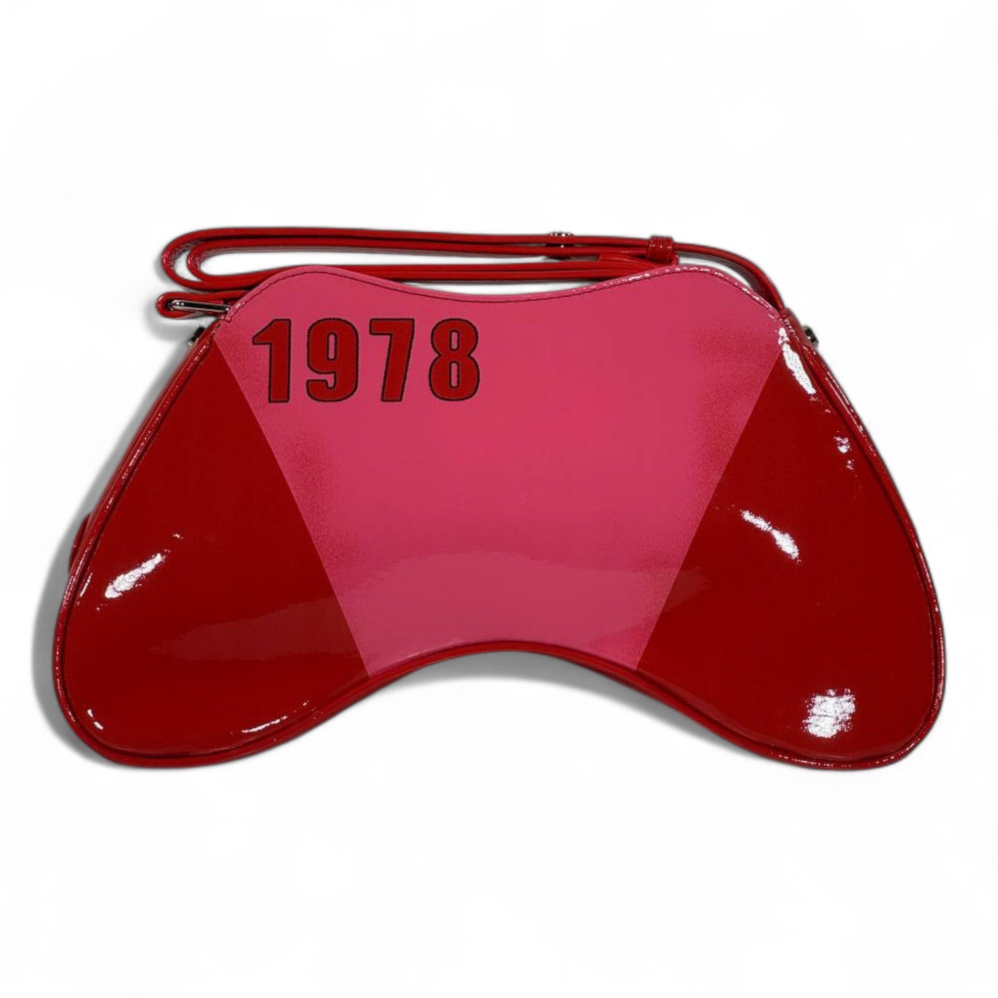 DIESEL Hot Pink & Red Gloss Y2K Shoulder Bag 💖🔥 | Bold Logo Statement