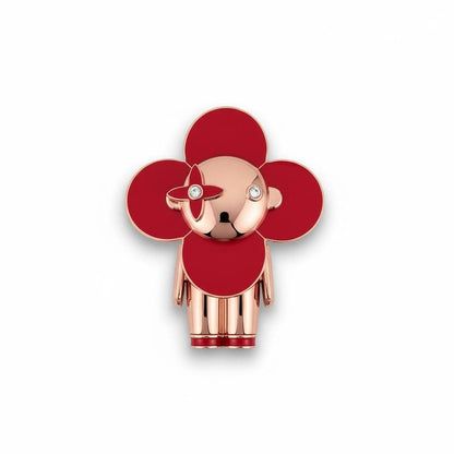 Louis Vuitton Vivienne Red Enamel Pendant ❤️✨ | Rose Gold Collector Charm