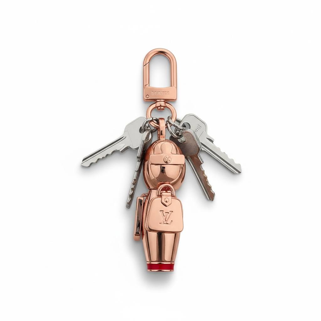 Louis Vuitton Vivienne Red Enamel Pendant ❤️✨ | Rose Gold Collector Charm