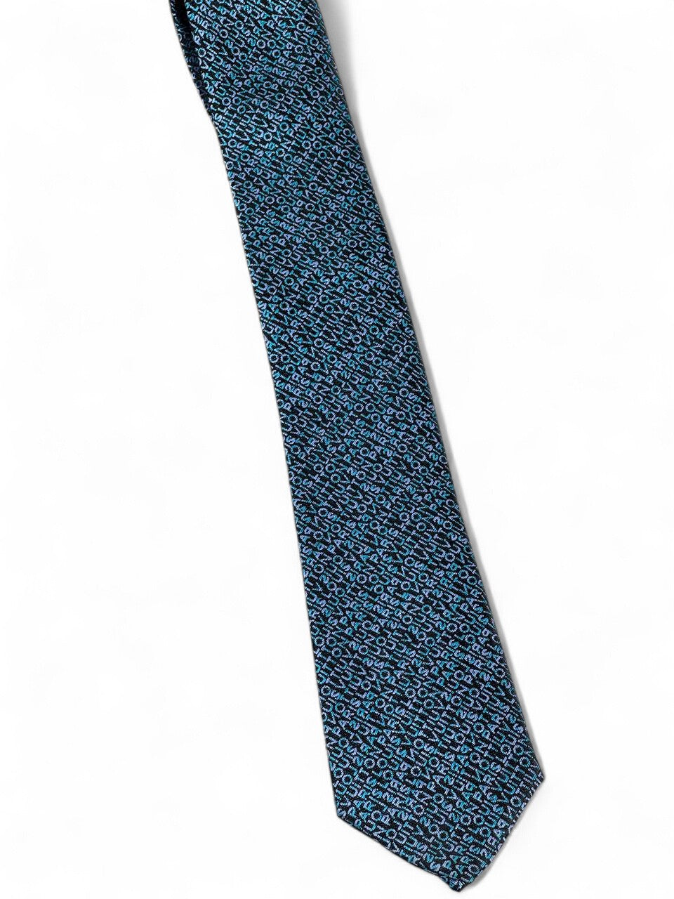 🔹 Louis Vuitton Luxury Silk Tie – Blue Monogram Pattern 👔✨ | Designer Men’s Necktie