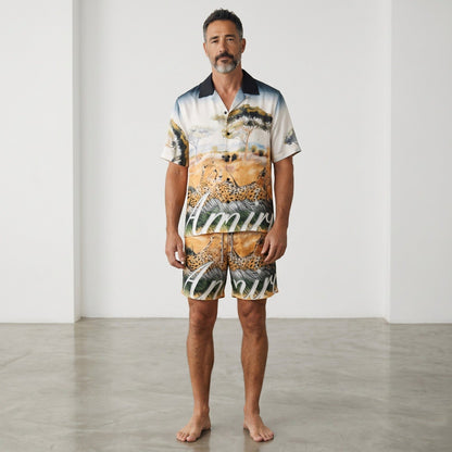 🐆 Amiri Safari Graphic Resort Co-Ord Set 🌴✨