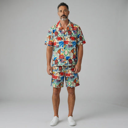 🌴 Louis Vuitton Postcard Resort Co-Ord Set ✈️🏖️