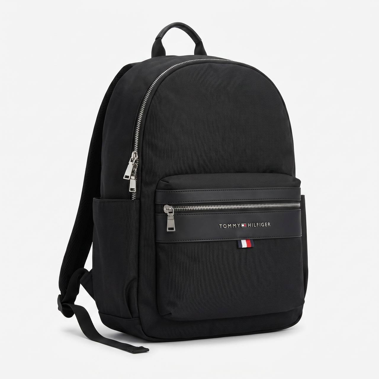 🎒 Tommy Hilfiger Urban Essential Backpack – Premium Black Edition 🖤✨