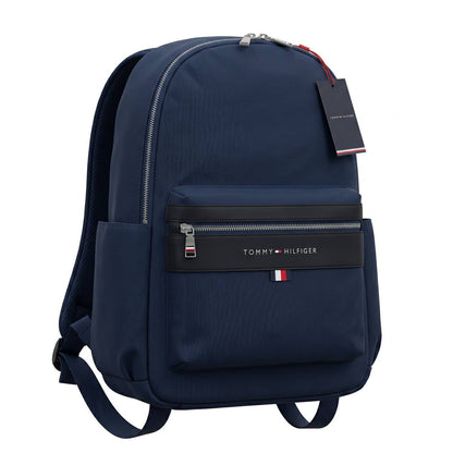 🎒 Tommy Hilfiger Signature Backpack – Navy Blue Premium Edition 🔵✨