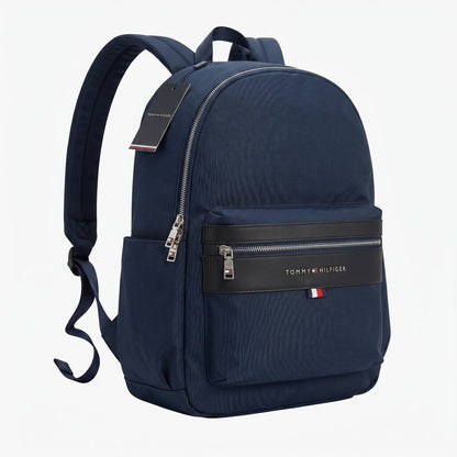 🎒 Tommy Hilfiger Signature Backpack – Navy Blue Premium Edition 🔵✨