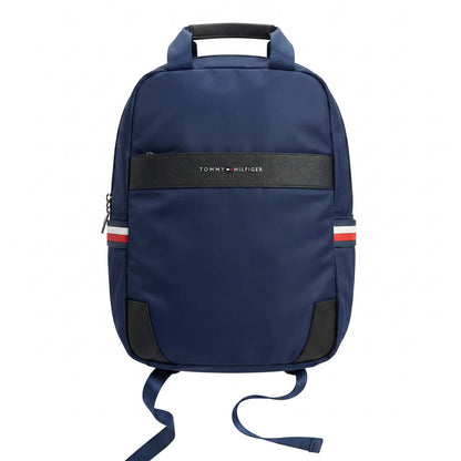 🎒 Tommy Hilfiger Essential Travel Backpack – Navy Blue Edition 🔵✨