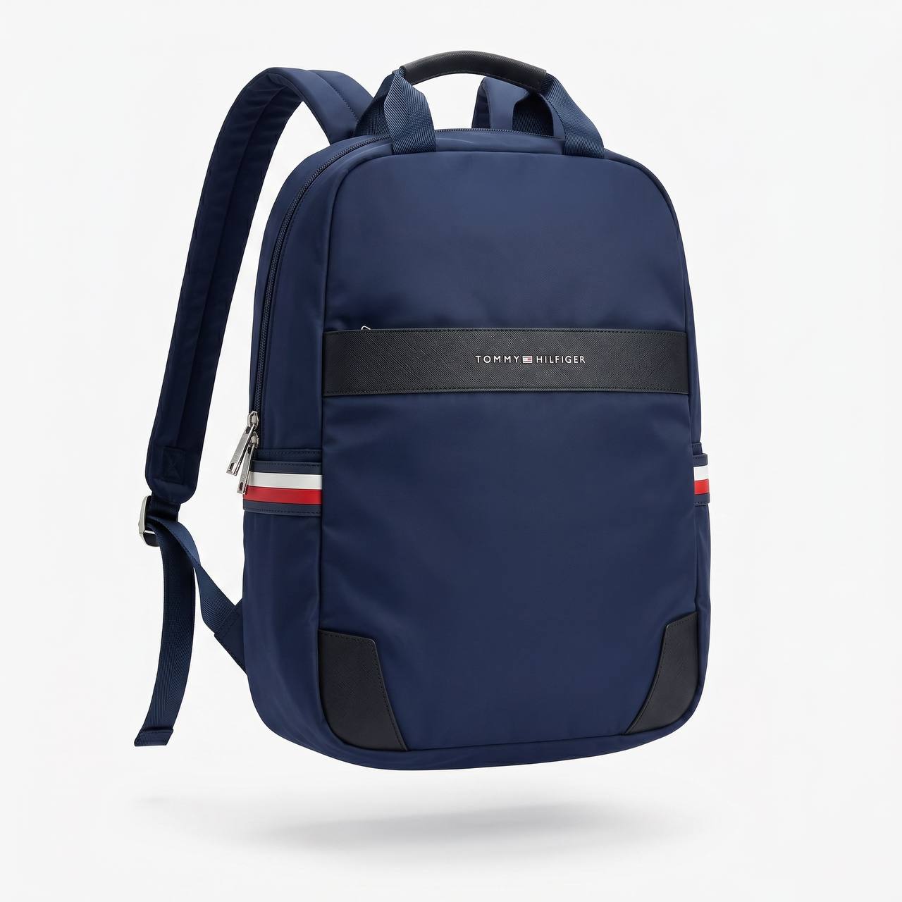 🎒 Tommy Hilfiger Essential Travel Backpack – Navy Blue Edition 🔵✨