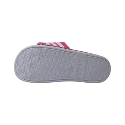 💖 Adidas Adilette Comfort Slides – Pink & White Edition 🌸✨