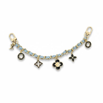 Louis Vuitton Gold & Blue Monogram Charm Chain ✨💙 | Luxury Bag Accessory
