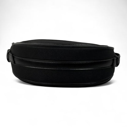 Polène Black Half-Moon Crossbody Bag ✨🖤 | Sculpted Minimalist French Luxury