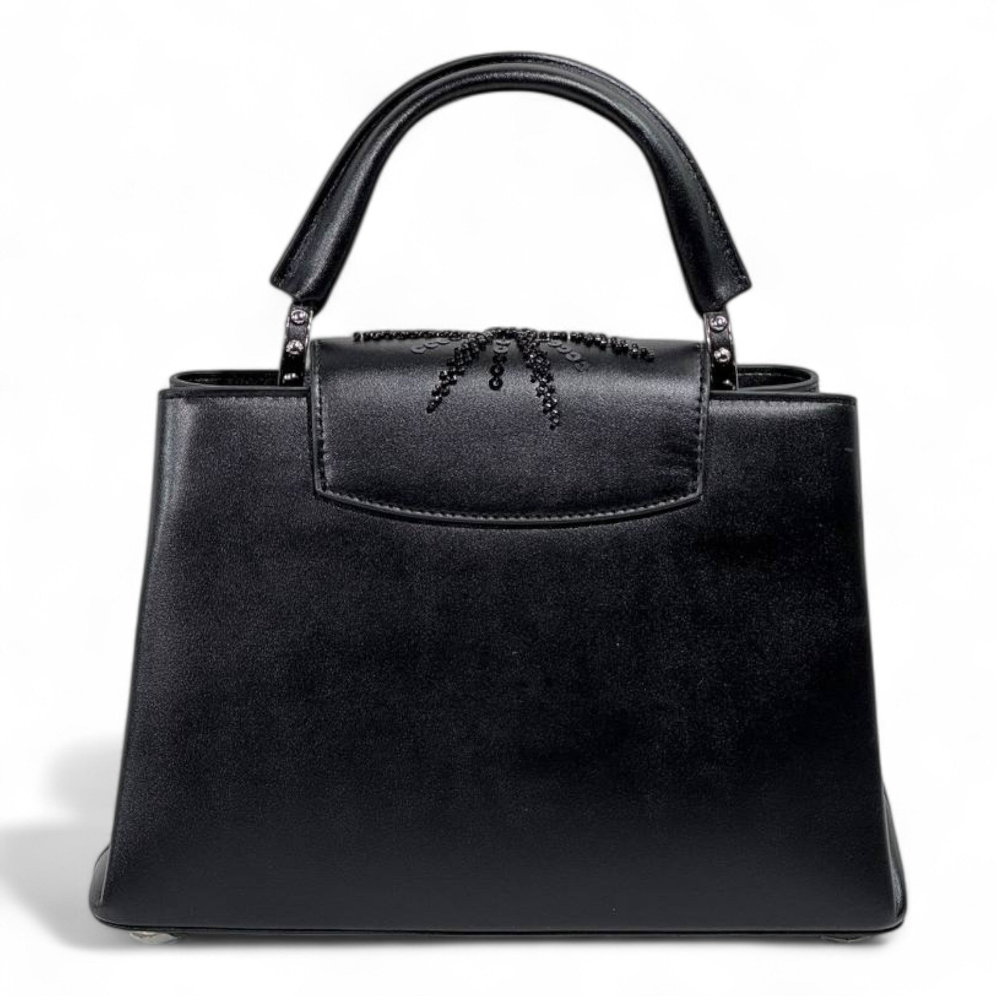 ✨ Louis Vuitton Black Crystal Snowflake Capucines – Limited Winter Night Edition ✨