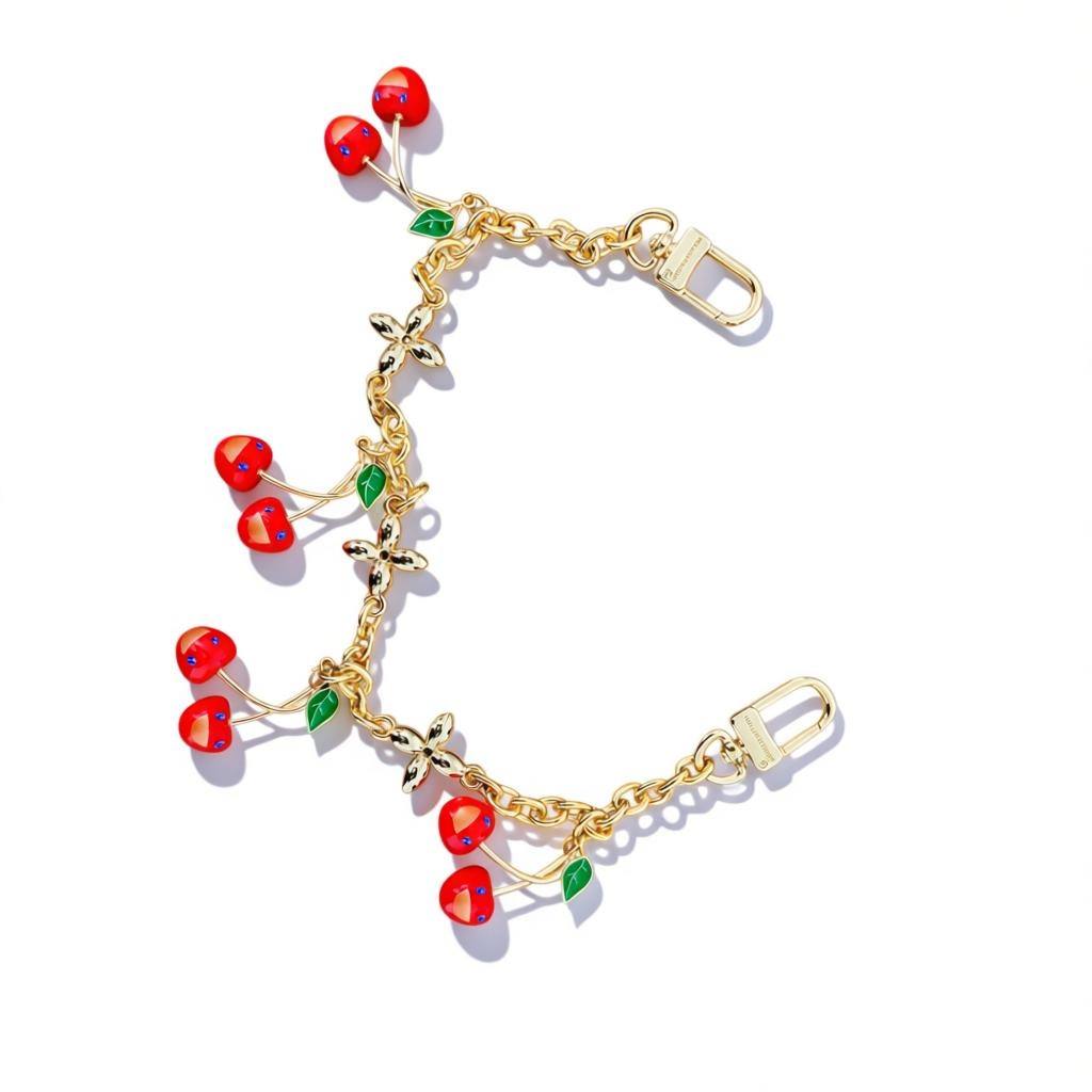 ✨ Louis Vuitton Cherry Delight Bag Charm – Limited Edition 🍒✨