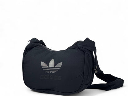 Adidas Originals Black Puffer Mini Shoulder Bag – Sporty Chic Essential