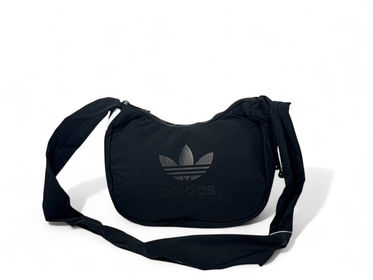Adidas Originals Black Puffer Mini Shoulder Bag – Sporty Chic Essential