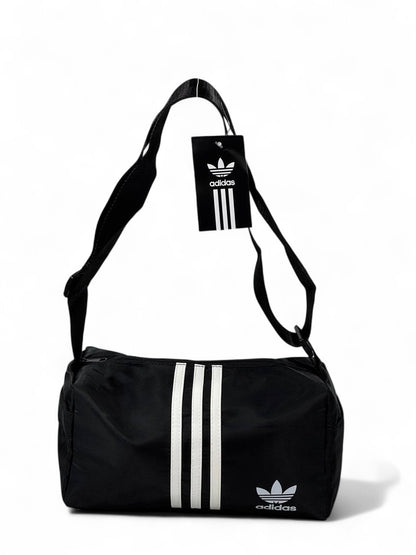 Adidas Originals 3-Stripes Mini Duffel Bag 🖤✨