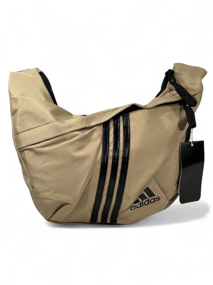 Adidas Triple-Stripe Urban Sling Bag – Sand Edition 🏙️✨