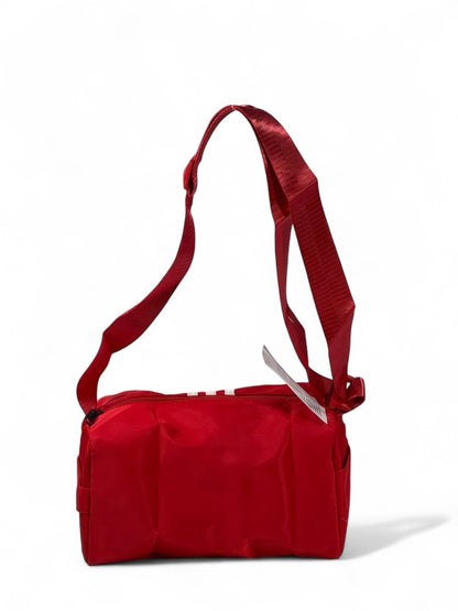 🔥 Adidas Originals Red Mini Duffel – 3-Stripes Sporty Shoulder Bag