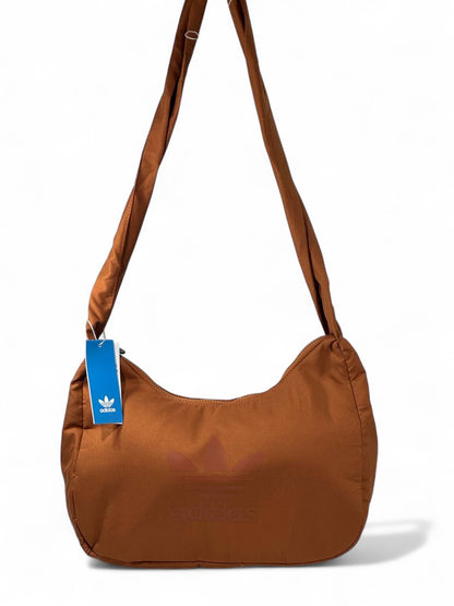 🔥 Adidas Originals Soft Shoulder Bag – Caramel Brown Edition