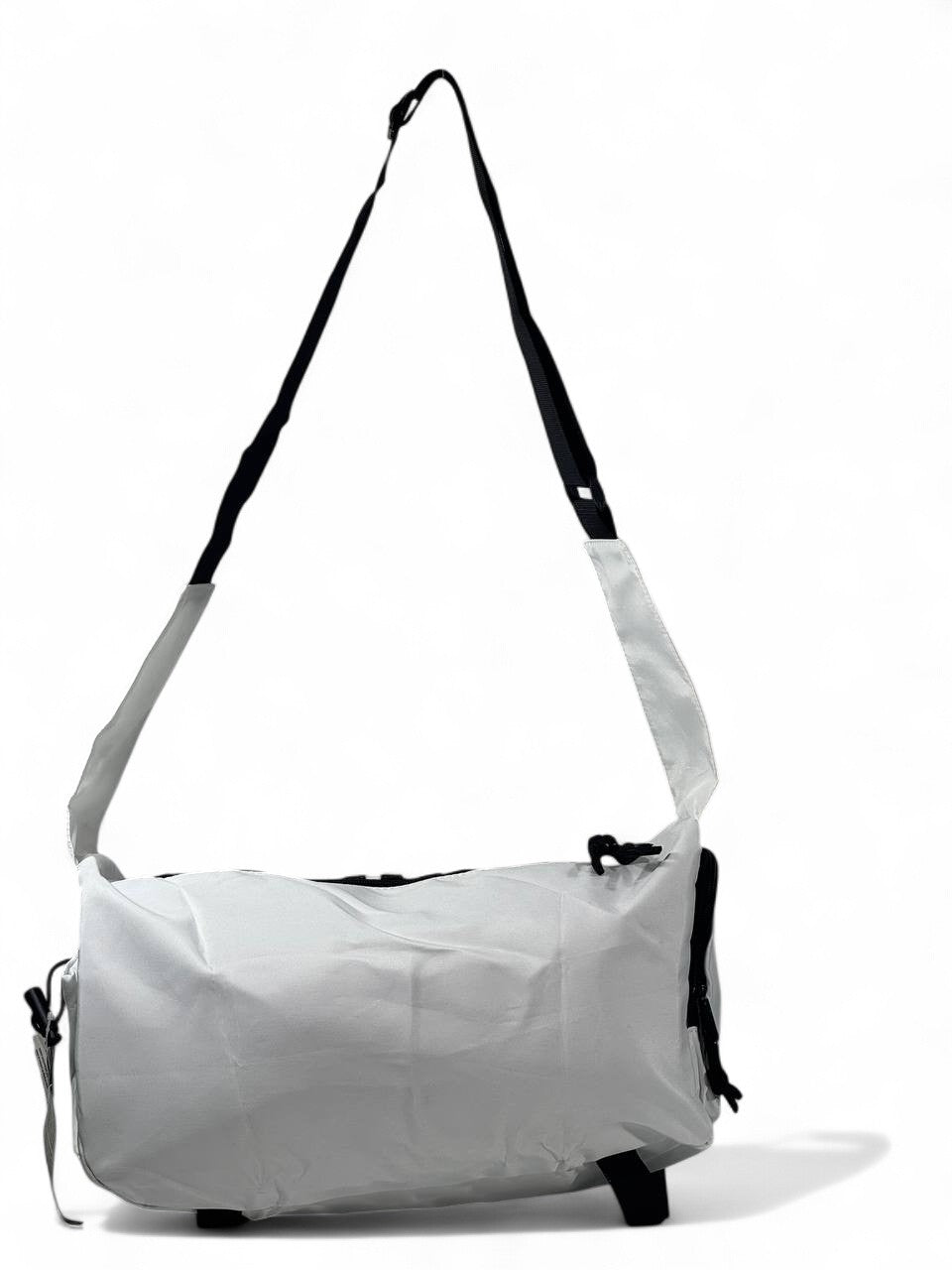 🔥 Adidas 3-Stripes Large Sport Duffel – White & Black Utility Bag