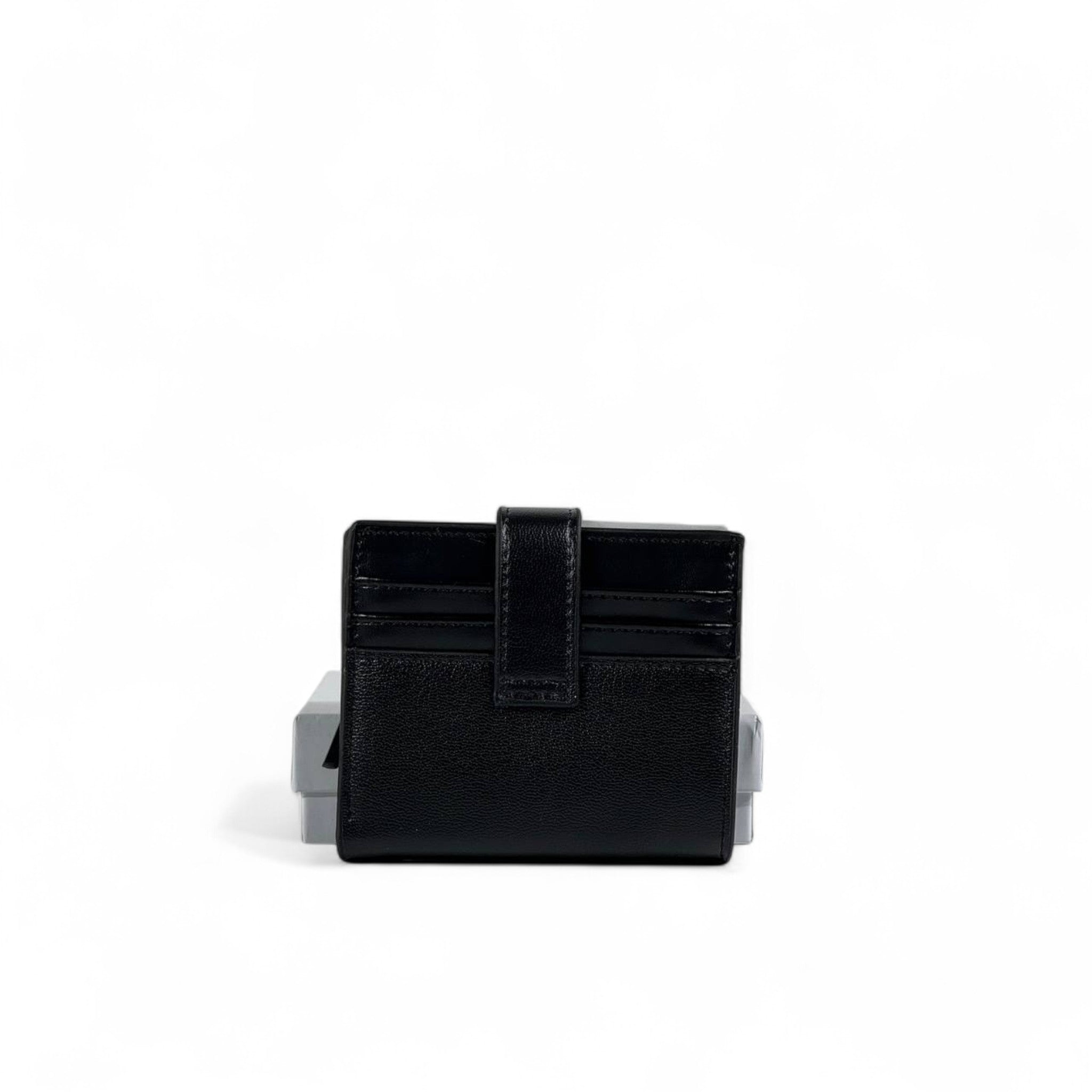 🖤 Calvin Klein Black Leather Wallet – Compact Trifold with Card Slots