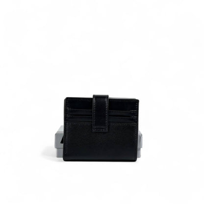 🖤 Calvin Klein Black Leather Wallet – Compact Trifold with Card Slots