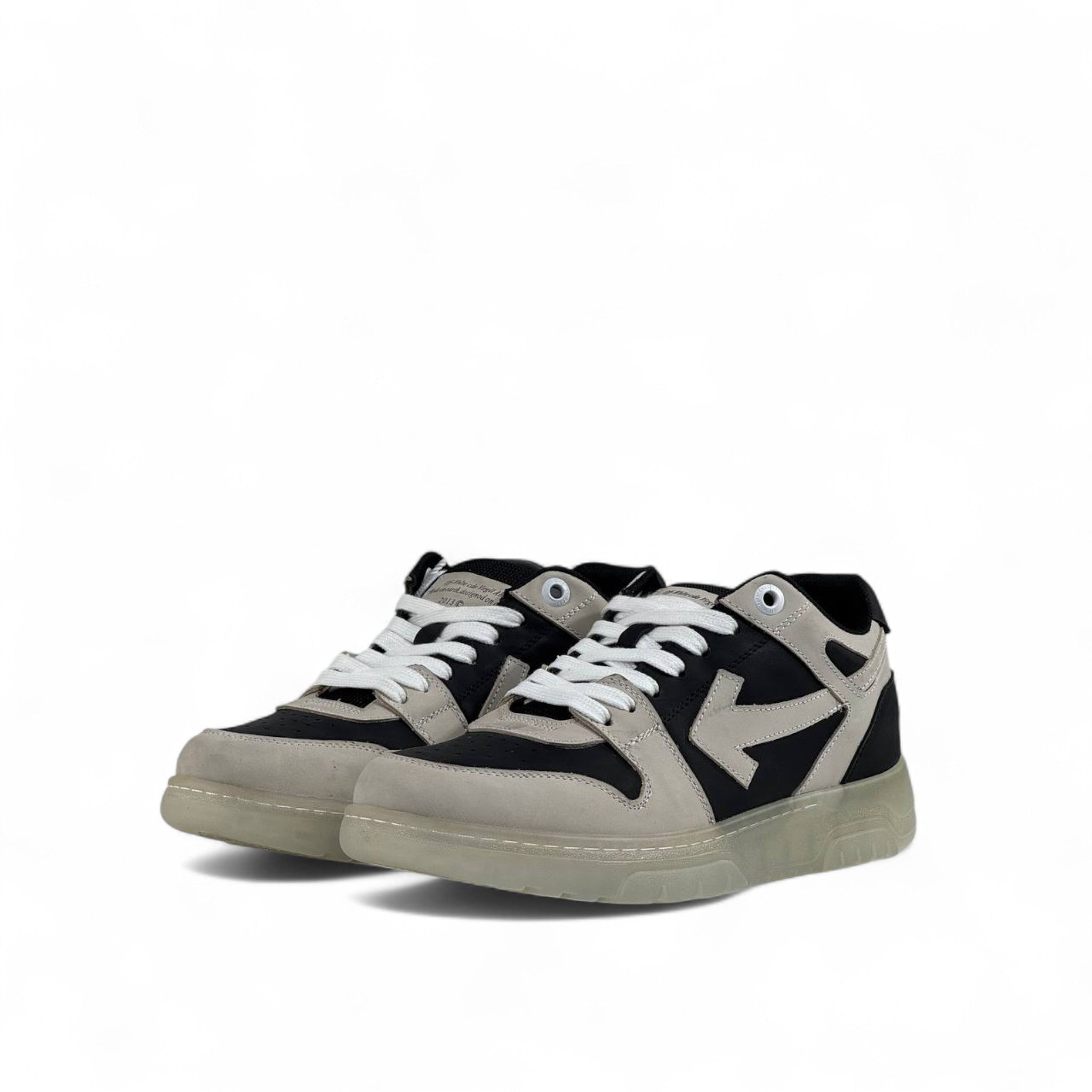 Off-White™ Out of Office “13” Sneakers – Grey/Black/Blue Limited Edition 👟✨