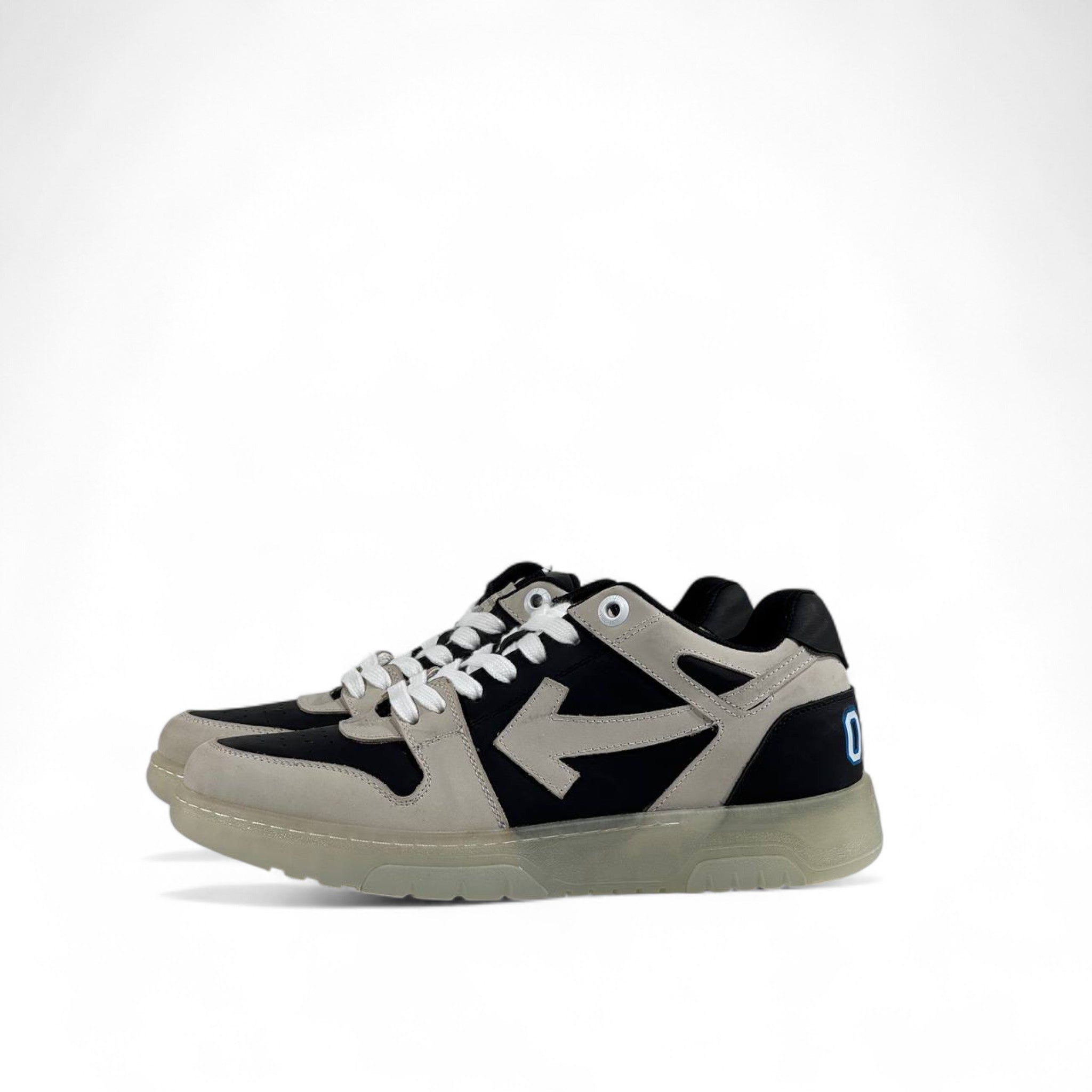 Off-White™ Out of Office “13” Sneakers – Grey/Black/Blue Limited Edition 👟✨