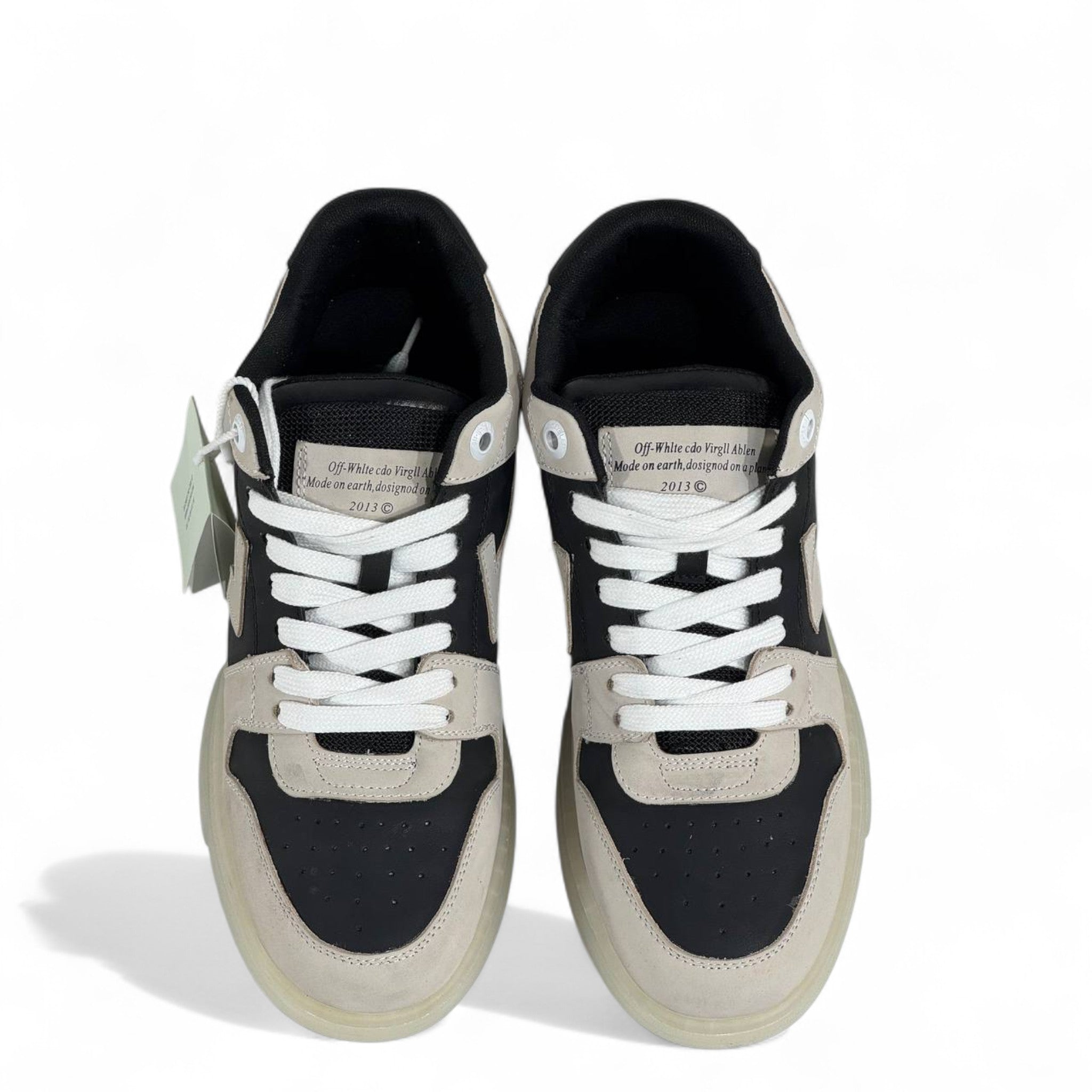 Off-White™ Out of Office “13” Sneakers – Grey/Black/Blue Limited Edition 👟✨