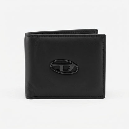 🖤 Diesel Oval D Leather Wallet – Minimalist Luxury Edition