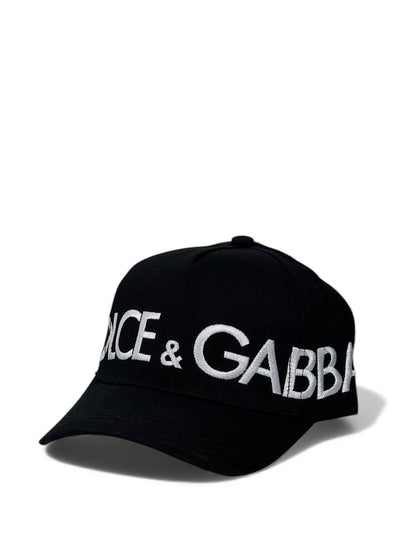 Dolce & Gabbana Luxury Embroidered Cap – Classic Black 🧢✨ (Unisex Premium Style)