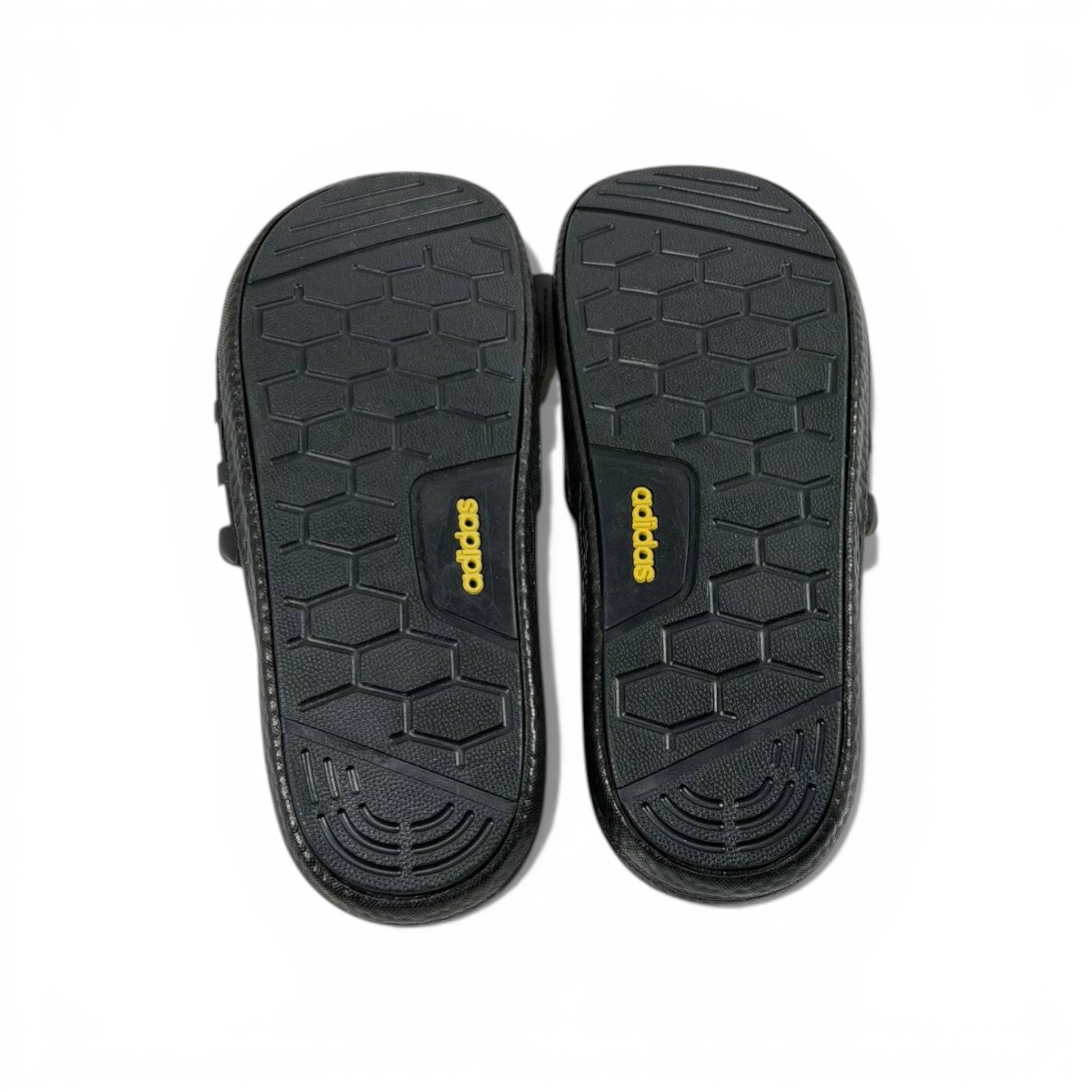 ⚫ Adidas Slides – Black & White Stripes Edition 🤍🔥