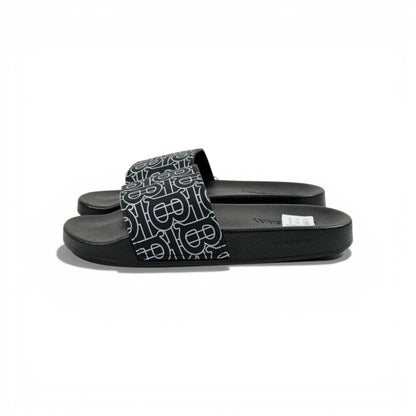 ⚫ Burberry Monogram Slides – Black Signature Edition 🖤✨