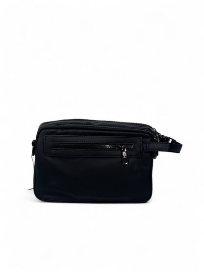 🖤 Lacoste Black Urban Crossbody Pouch – Premium Minimalist Design