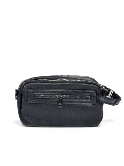 🖤 Montblanc Black Luxury Crossbody Pouch – Premium Leather Look