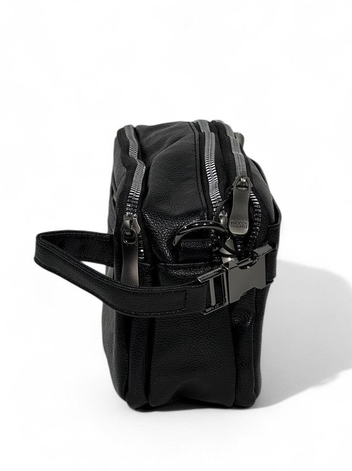 🖤 BOSS Black Premium Crossbody Pouch – Sleek Modern Essential