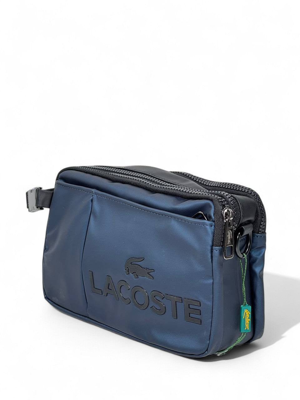 💙 Lacoste Navy Blue Urban Crossbody Pouch – Premium Sporty Chic Design