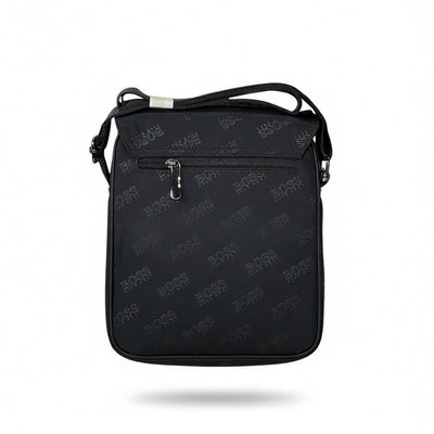 🖤 Hugo Boss Monogram Crossbody Shoulder Bag – Black