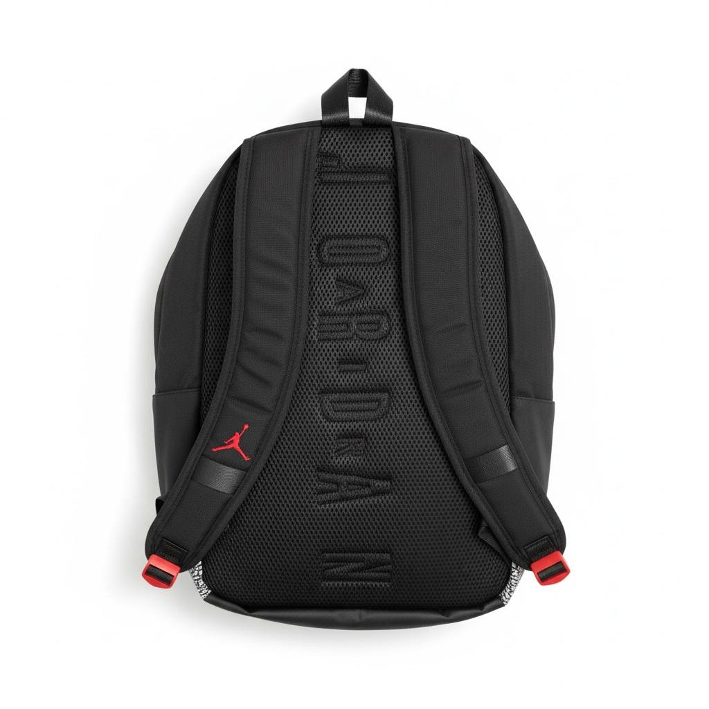 🎒 Nike Jordan Retro Jumpman Backpack – Black & Red