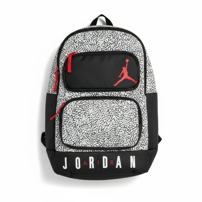 🎒 Nike Jordan “Elephant Print” Premium Backpack – Black & Grey | Limited Edition 🔥