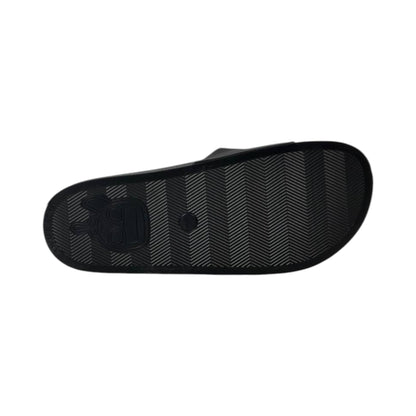 🖤 Karl Lagerfeld Monogram Slide Sandals – All Black Luxury Edition