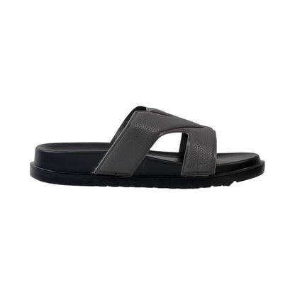 🤍 Louis Vuitton H Monogram Comfort Sandals – Black Luxury Edition