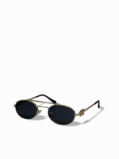 ✨ Miu Miu Gold Oval Luxury Sunglasses 😍✨
