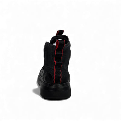 Hugo Black High-Top Street Sneakers 🔥⚫ Premium Urban Performance