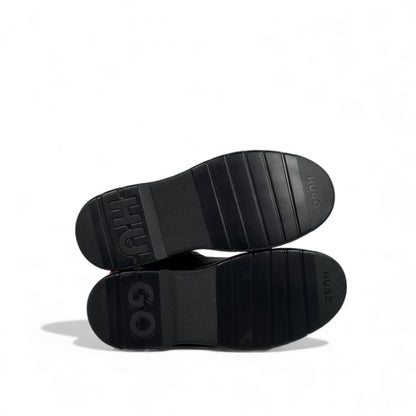 Hugo Black High-Top Street Sneakers 🔥⚫ Premium Urban Performance