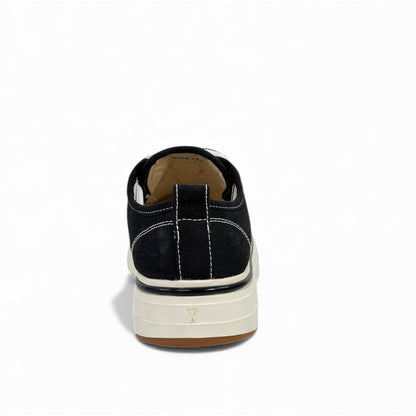 AMI Paris Chunky Black Canvas Sneakers ⚫🤍 Modern Minimalist Street Style