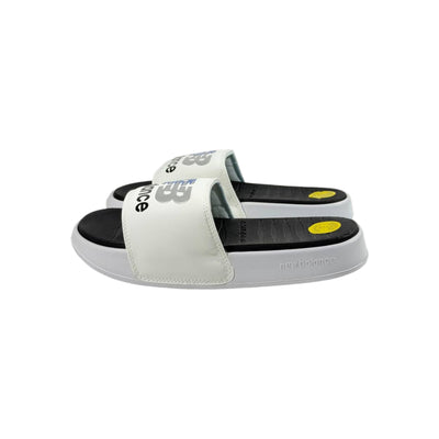 ⚡ New Balance Black & White Comfort Slides – Clean. Classic. Powerful. 🤍🖤