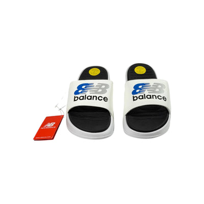 ⚡ New Balance Black & White Comfort Slides – Clean. Classic. Powerful. 🤍🖤